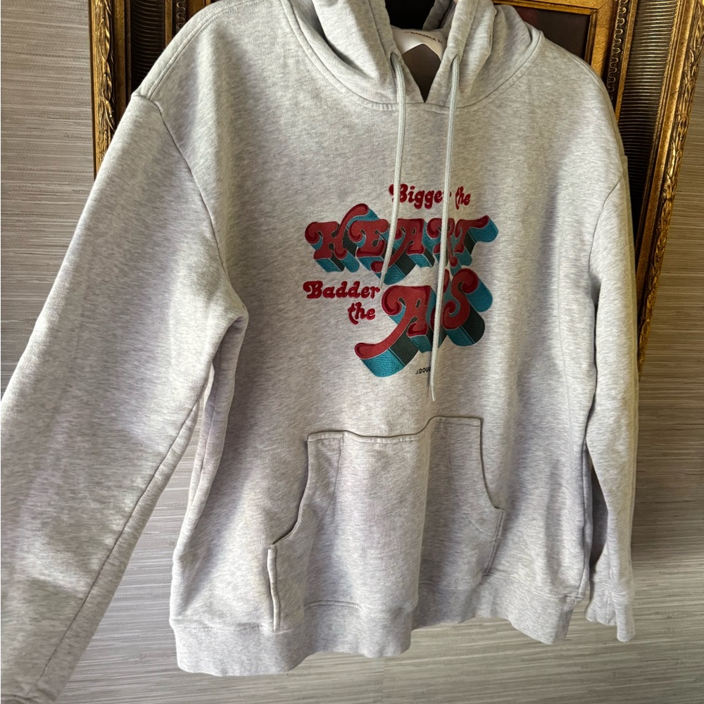 LA DoubleJ Light Gray Graphic Hoodie - Picture 6 of 10